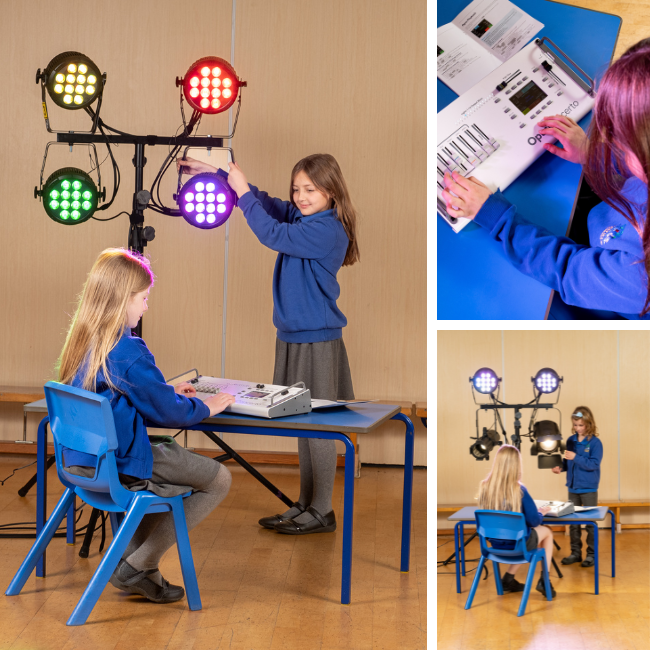 OpusLighting Kit operated by pupils.